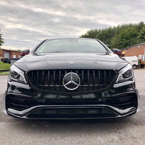 GTR Style Gloss Black Front Grille Suitable For Mercedes Benz A-Class W176