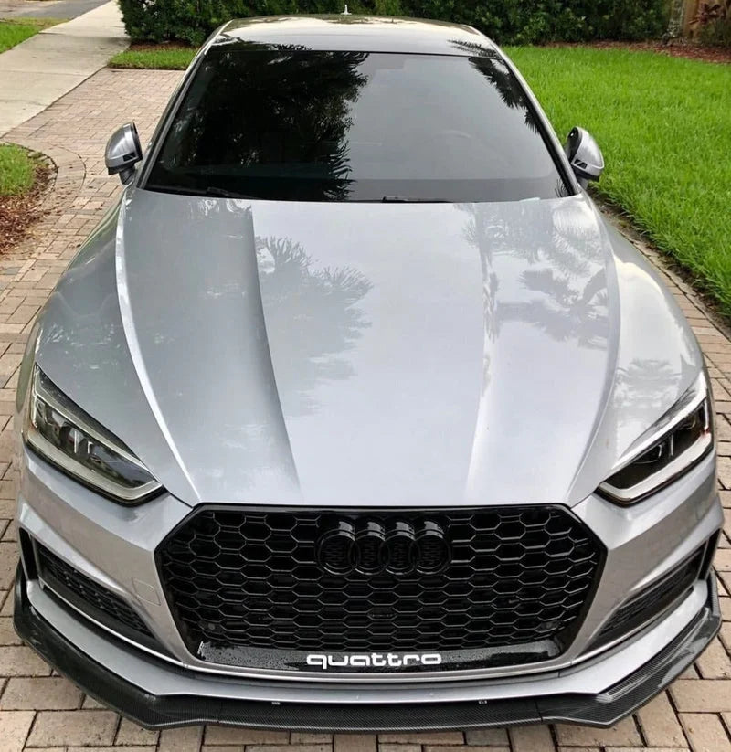 Gloss Black RS5 Style Front Bar Grille Suitable For Audi A5 16-20