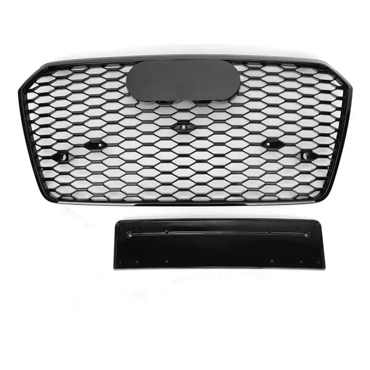 Gloss Black RS7 Style Front Bar Grille Suitable For Audi A7 MY15-MY18