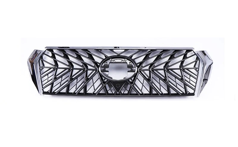Toyota Land Cruiser 200 16-21 Chrome Black Spyder Mesh Front Grille ABS