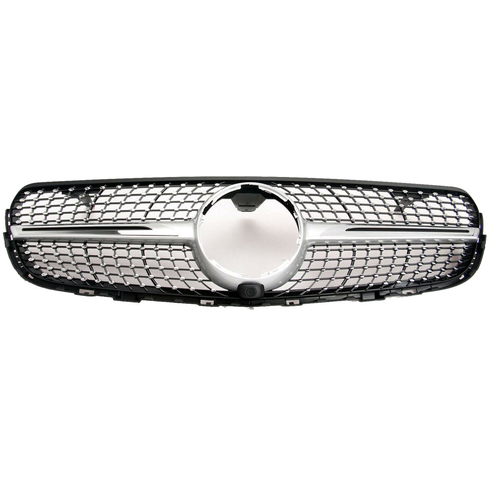 X253 C253 GLC-Class Chrome Black Diamond Front Grille 2015-2019