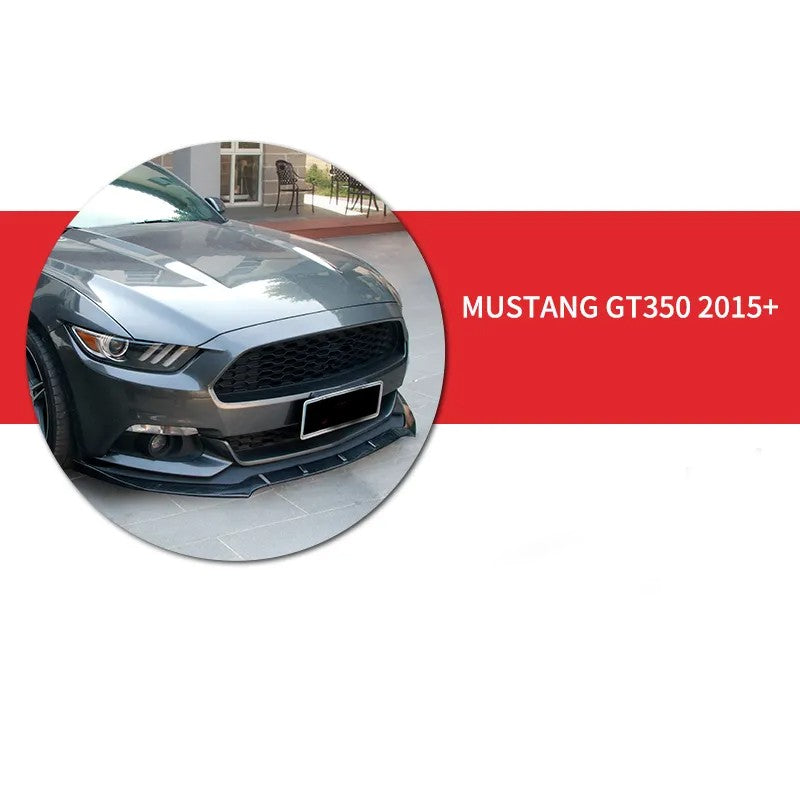 Gloss Black Front Lip Splitter Suitable For Ford Mustang 15-17