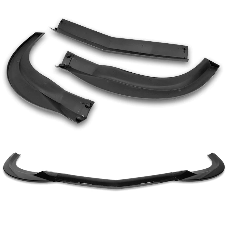 Gloss Black Front Lip Splitter Suitable For Mercedes AMG C63 08-11