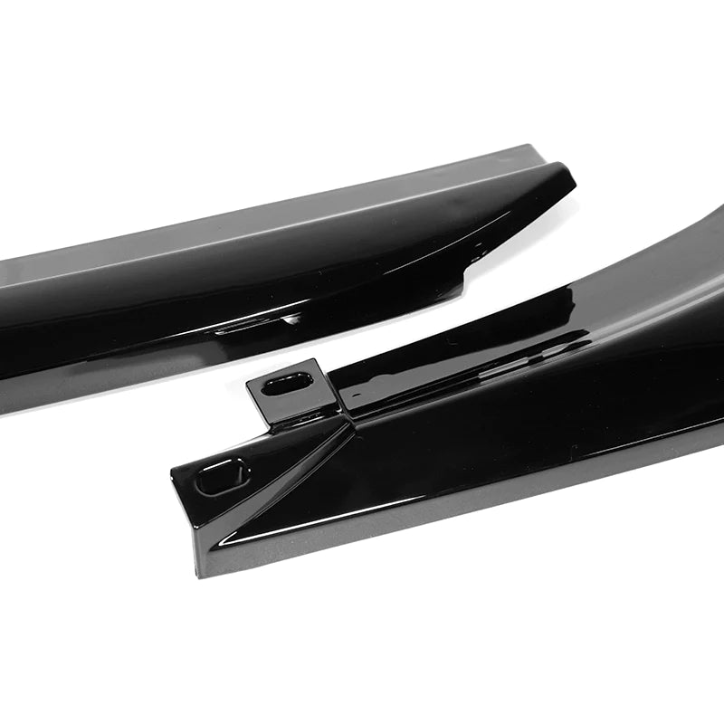 Gloss Black Front Lip Splitter Suitable For Mercedes AMG C63 12-14