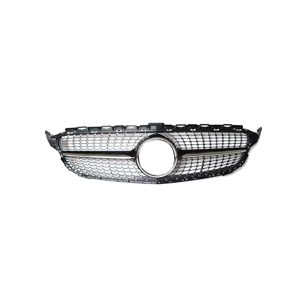 Diamond Style Front Bumper Grille Suitable For Mercedes-Benz C-Class W205