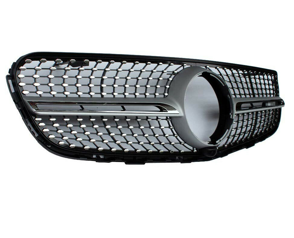 X253 C253 GLC-Class Chrome Black Diamond Front Grille 2015-2019