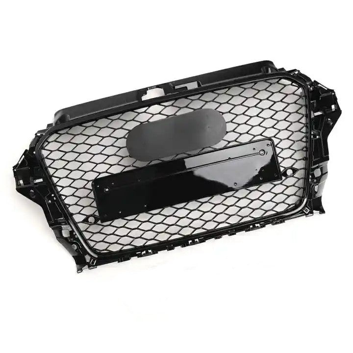 Gloss Black RS3 Style Front Bar Grille Suitable  For Audi A3 S3 8V 12-16