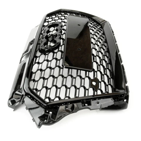 RS3 Style Honeycomb Black Front Bar Grille Suitable For Audi A3 8V Facelift 16-19