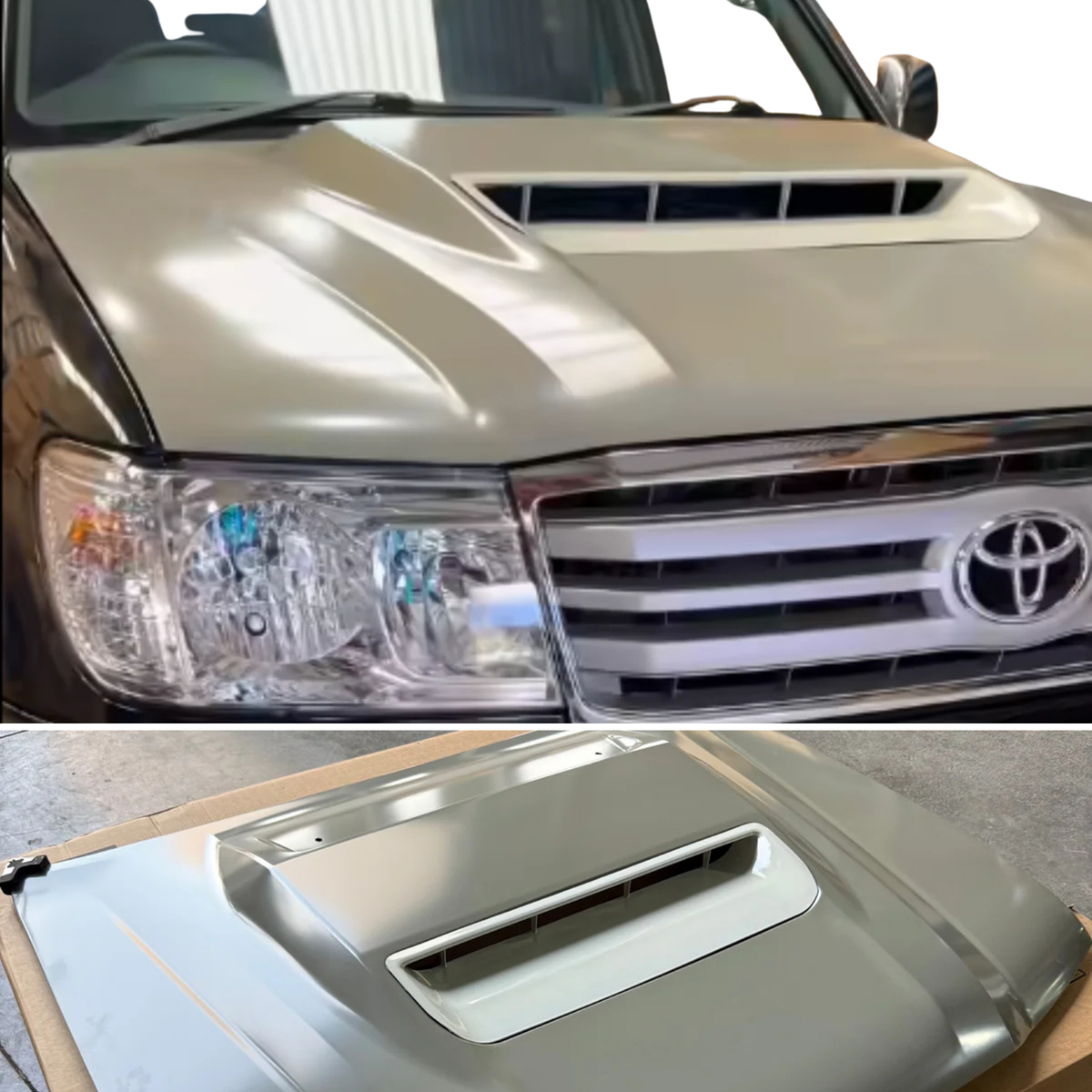 LandCruiser 100/105 Steel Bonnet 79 Series DPF Style 1998-2007