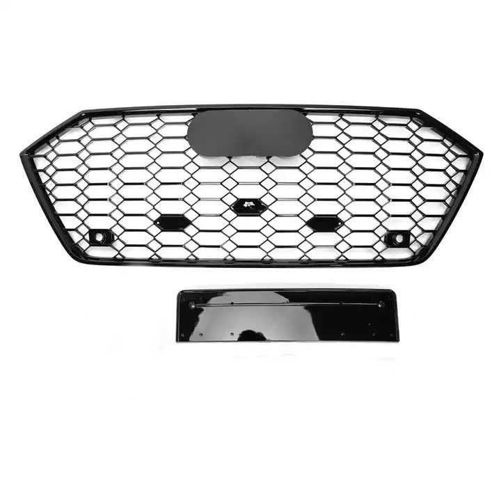 Gloss Black RS7 Style Front Bar Grille Suitable For Audi A7 2019-2023