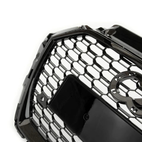 RS3 Style Honeycomb Black Front Bar Grille Suitable For Audi A3 8V Facelift 16-19