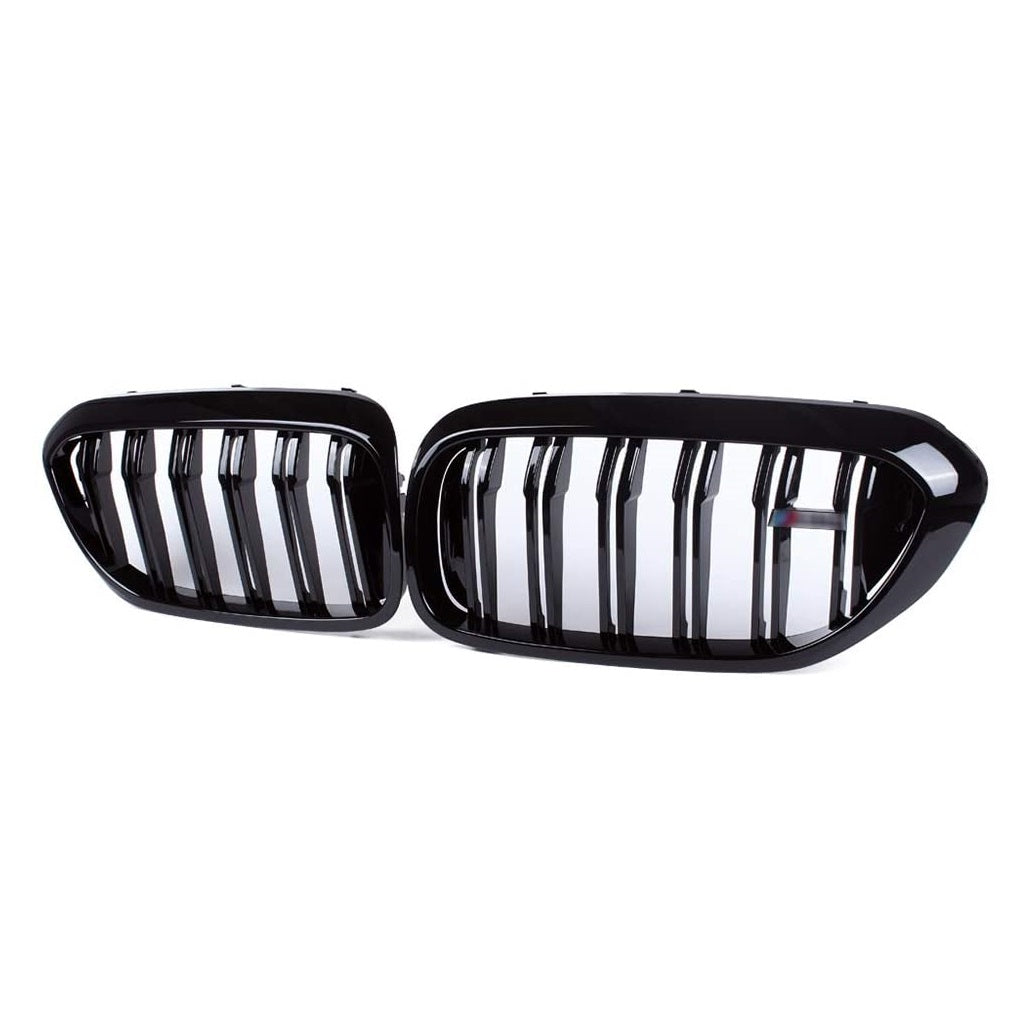 Gloss Black Dual Slate Front Grille For BMW 5 Series G30