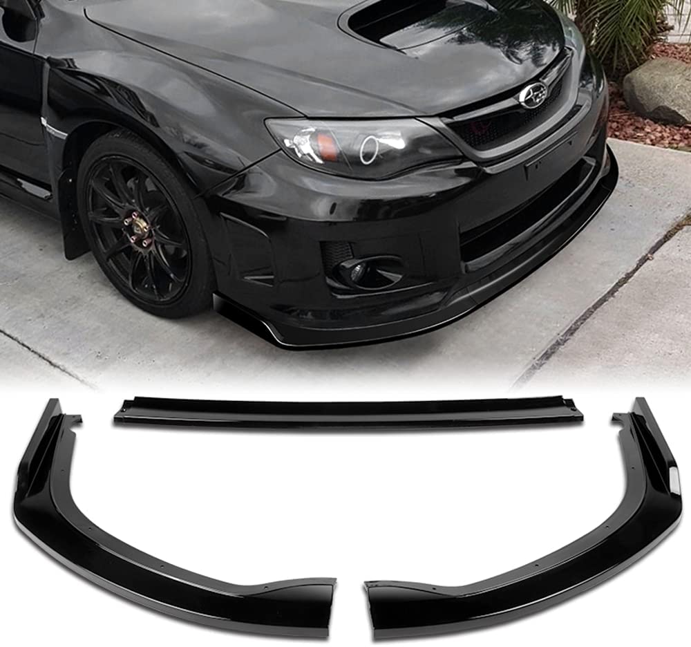 Gloss Black Front Lip Splitter Suitable For Subaru WRX STI 11-14