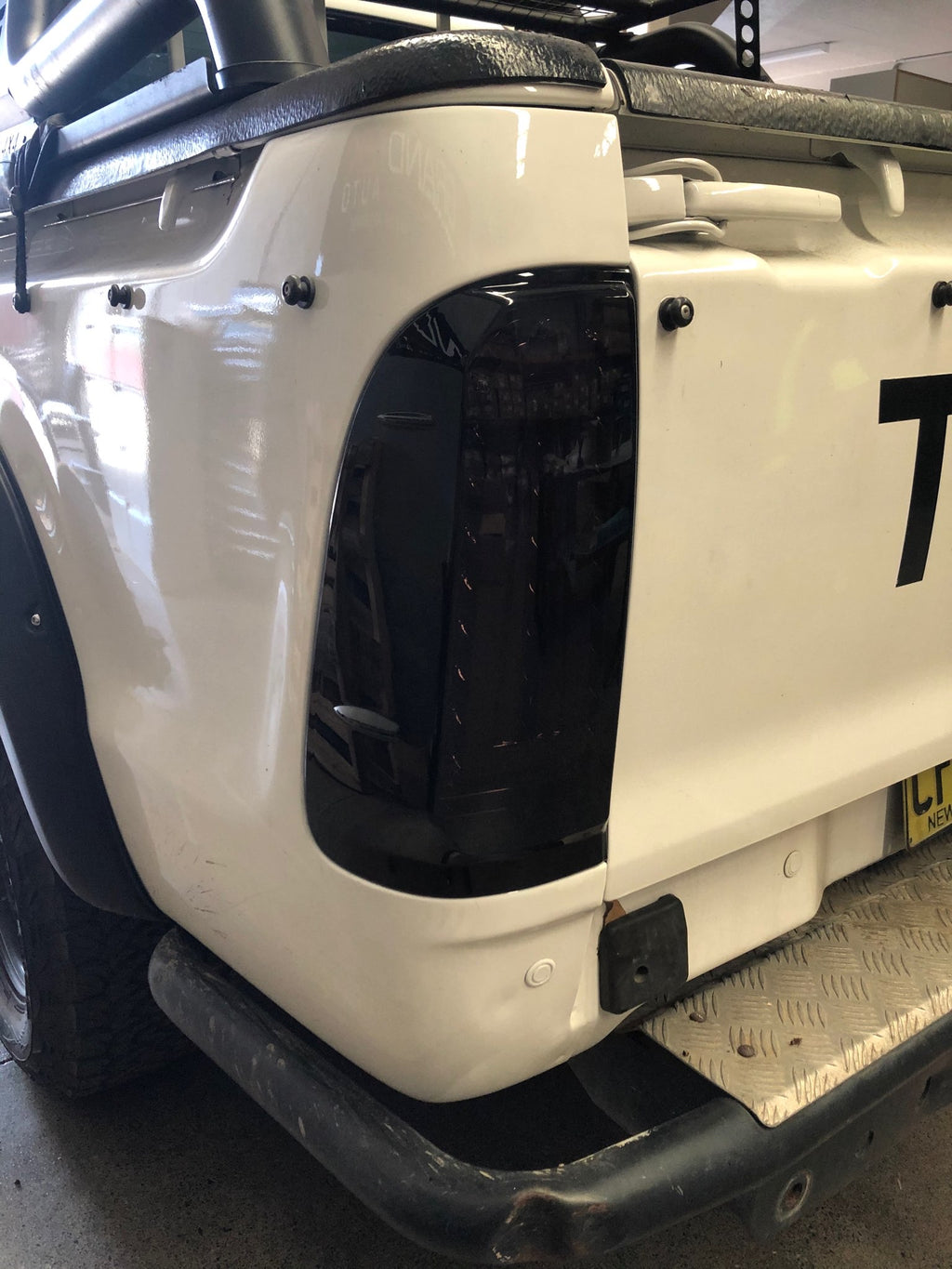 Smoked Black LED Tail Lights Suitable For Toyota Hilux N70
