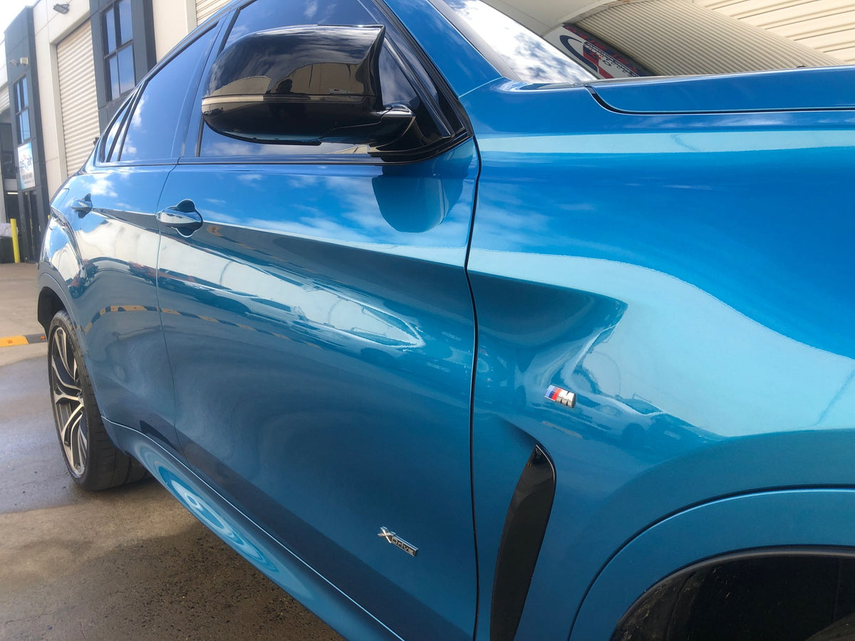 M Style Gloss Black Mirror Cover Caps Suitable For BMW 1, 2, ,3, 4 Series