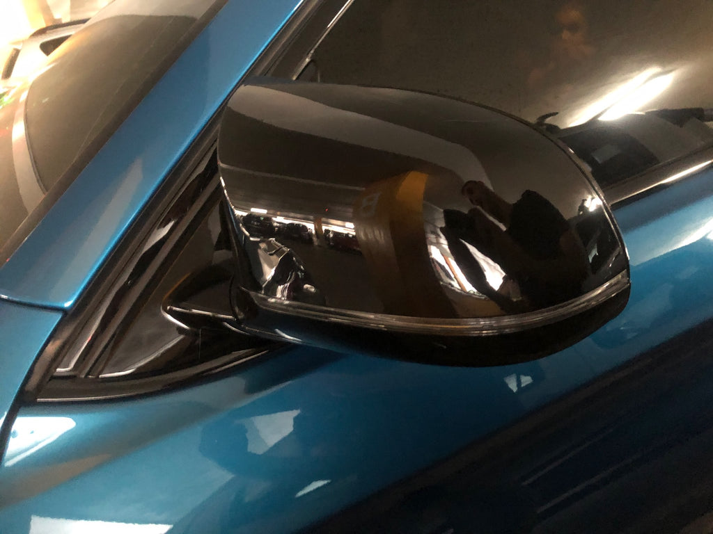 M Style Gloss Black Mirror Cover Caps Suitable For BMW X3 G01 X4 G02 X5 G05 X6 G05 X7 G07