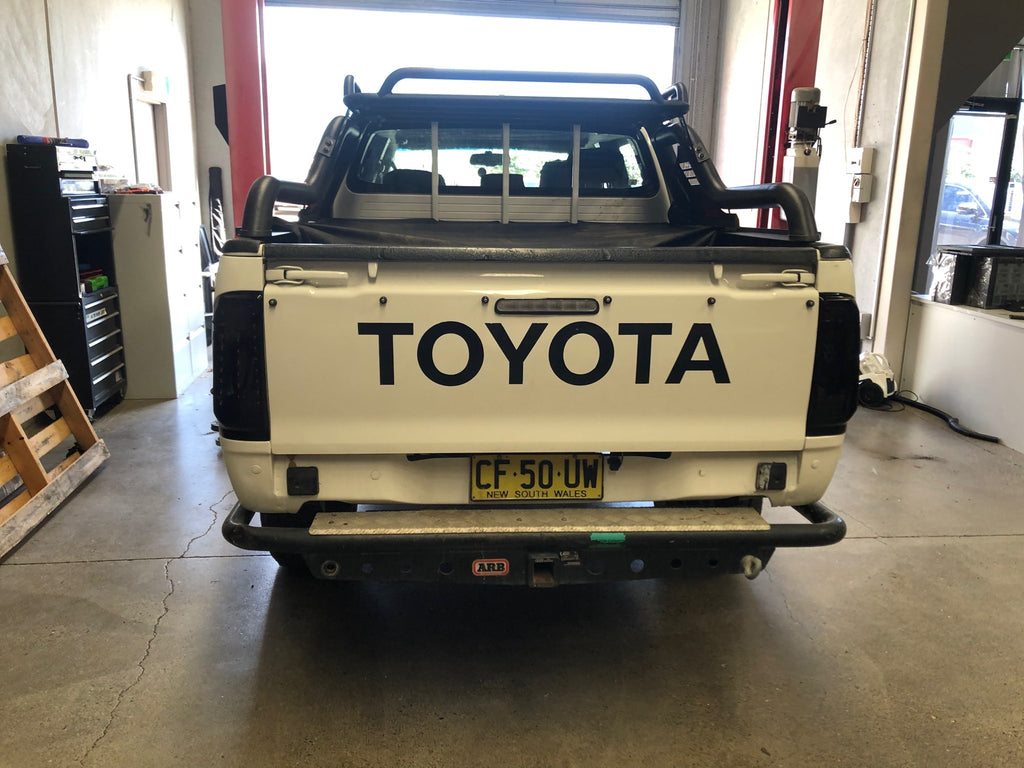 Smoked Black LED Tail Lights Suitable For Toyota Hilux N70