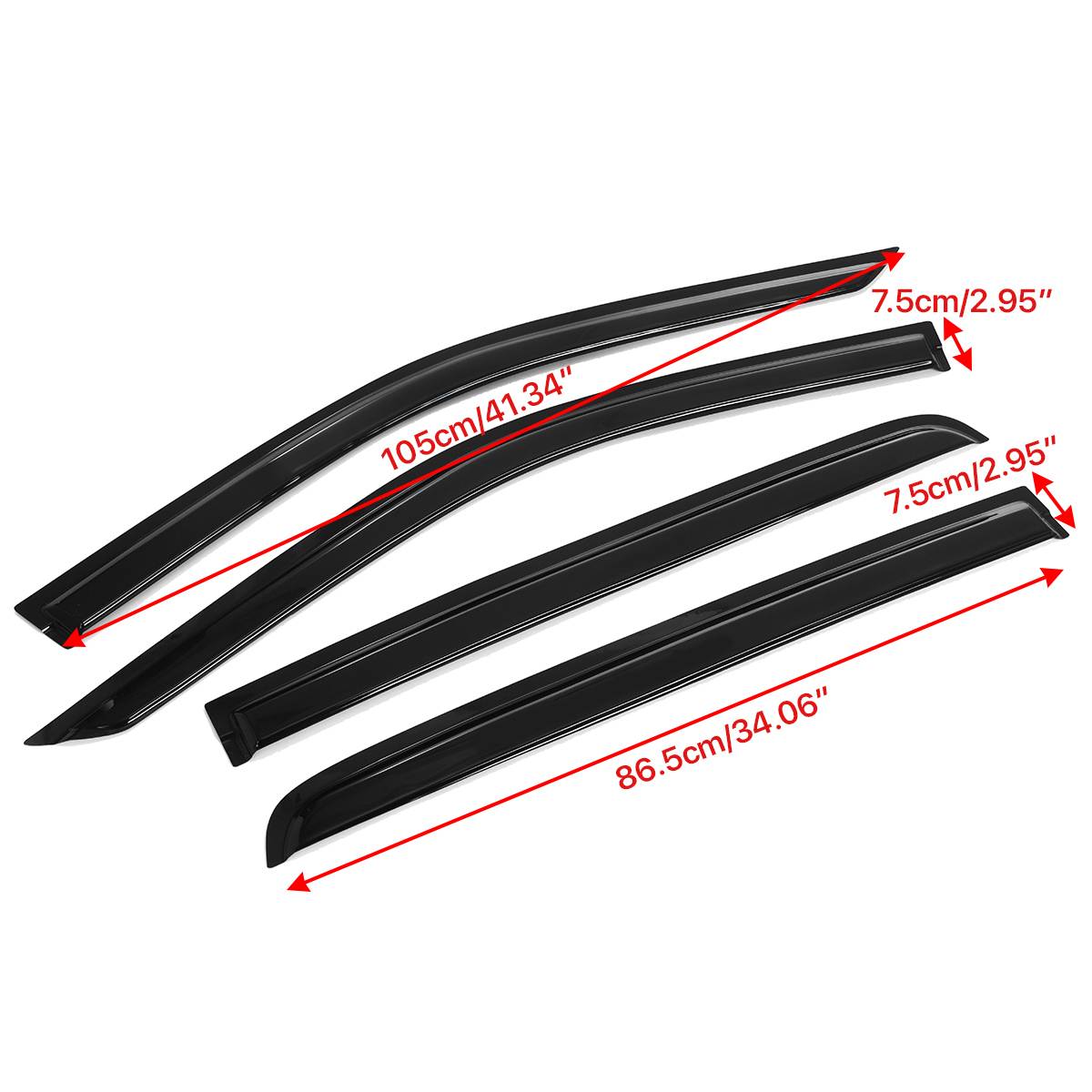 Weather shields Suitable for LDV T60 17+