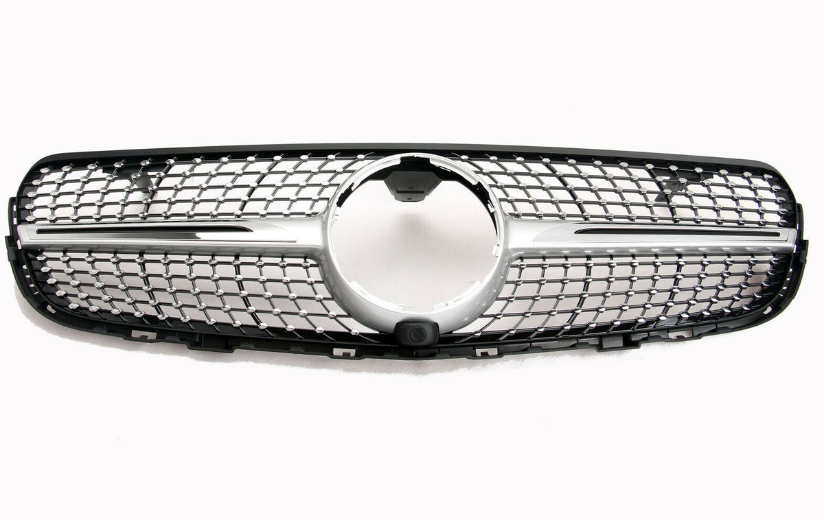 X253 C253 GLC-Class Chrome Black Diamond Front Grille 2015-2019