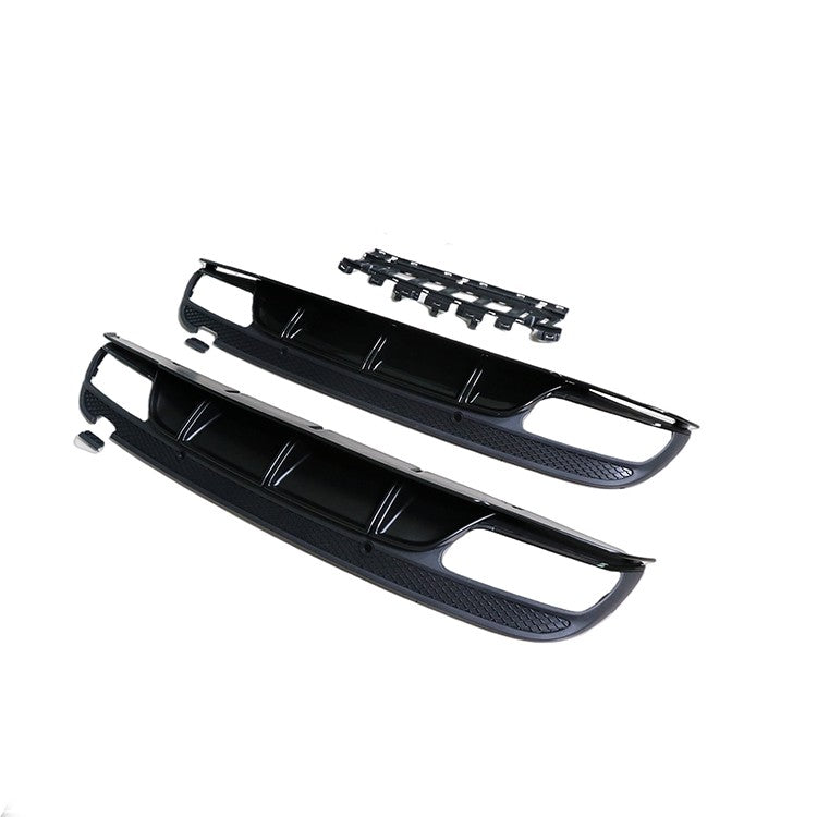 Gloss Black AMG Style Rear Diffuser Suitable For Mercedes-Benz C-Class W205 14 -18