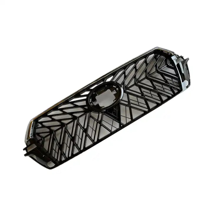 Toyota Land Cruiser 200 16-21 Chrome Black Spyder Mesh Front Grille ABS
