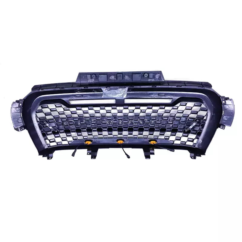 Matte Black Grille With Yellow LED DRL Suitable For GWM Cannon 2020-2022