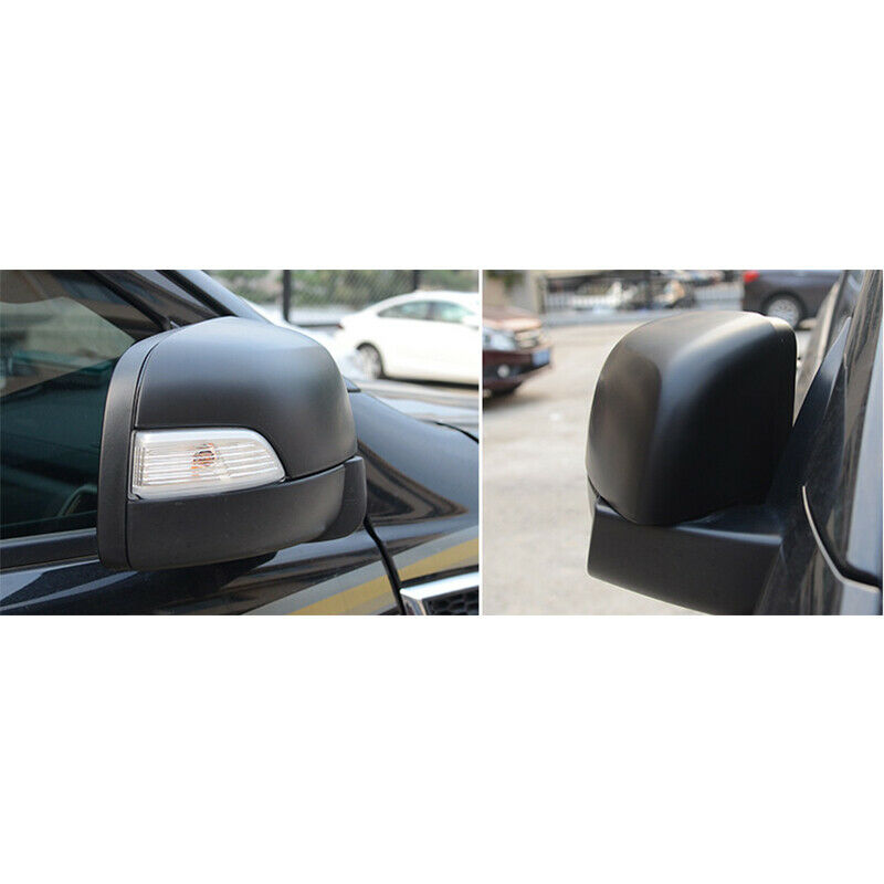 Gloss Black Mirror Cap Covers Suitable For Ford Ranger 2012 -22