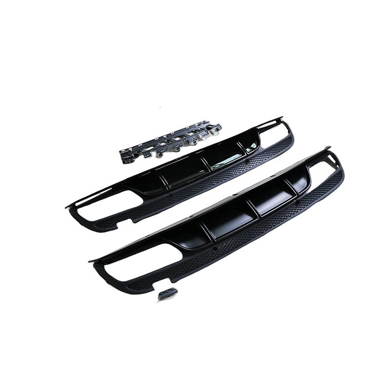 Gloss Black AMG Style Rear Diffuser Suitable For Mercedes-Benz C-Class W205 14 -18