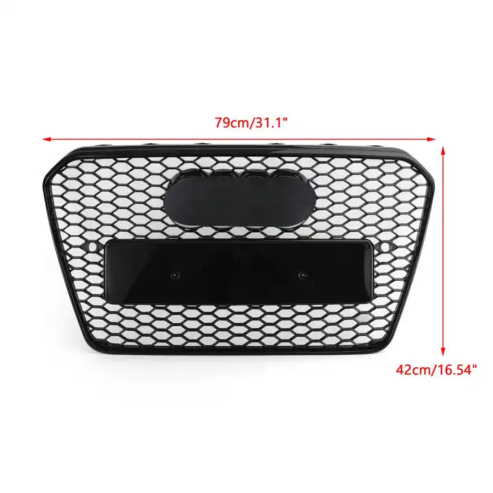 Gloss Black RS5 Style Front Bar Grille Suitable For Audi A5 B8.5 12-16