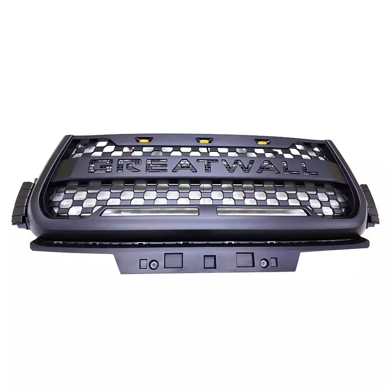 Matte Black Grille With Yellow LED DRL Suitable For GWM Cannon 2020-2022