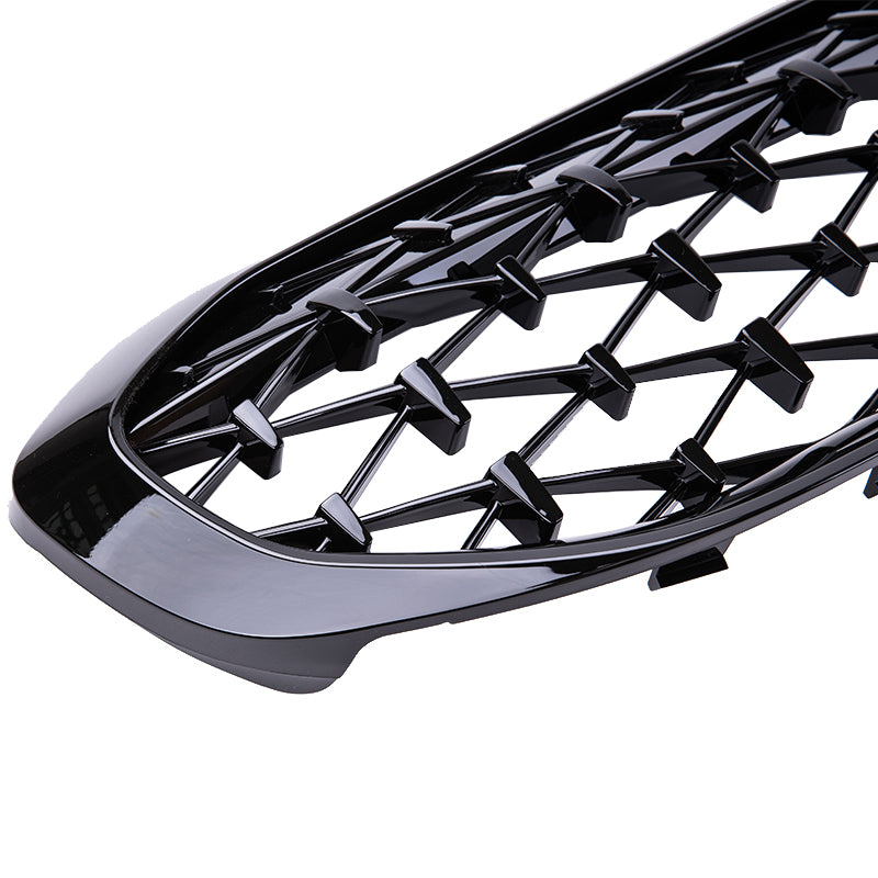 Gloss Black Diamond Style Front Bumper Bar Grille Suitable For BMW 3-Series G20