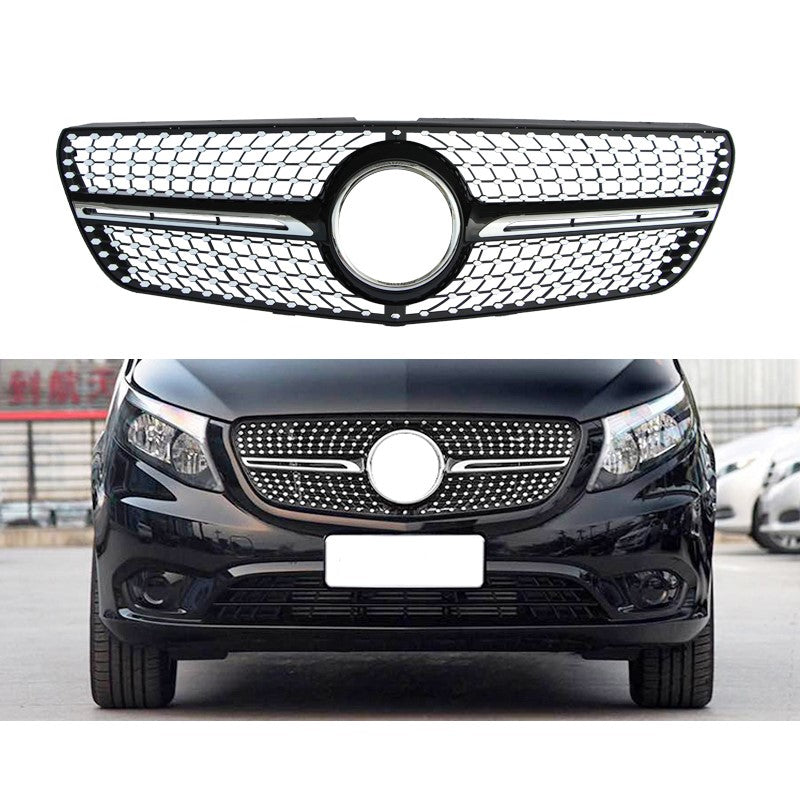 Diamond Style Front Grille Suitable For Mercedes-Benz W447 VITO 15-20