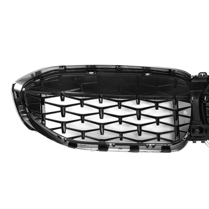 Chrome Diamond Style Front Bumper Bar Grille Suitable For BMW 3-Series G20