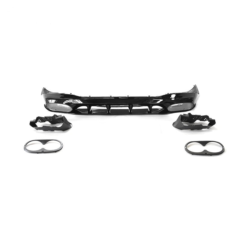 Gloss Black AMG Style Rear Diffuser Suitable For Mercedes-Benz CLA W118 19-22