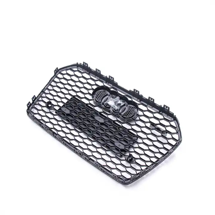 Gloss Black RS6 Style Front Bar Grille Suitable For Audi A6 15-17