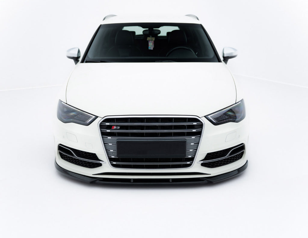 Gloss Black Front Lip Splitter Suitable For AUDI A3 14-16