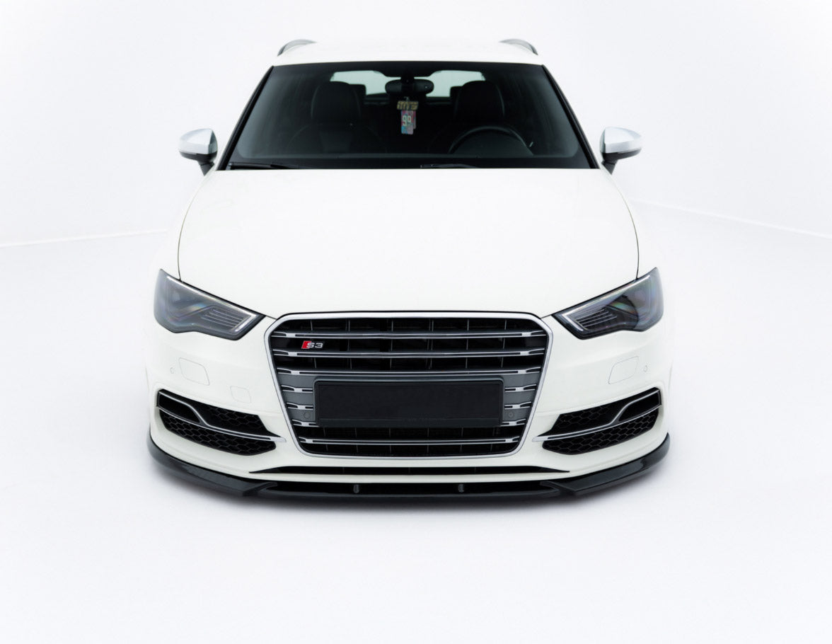 Gloss Black Front Lip Splitter Suitable For AUDI A3 14-16