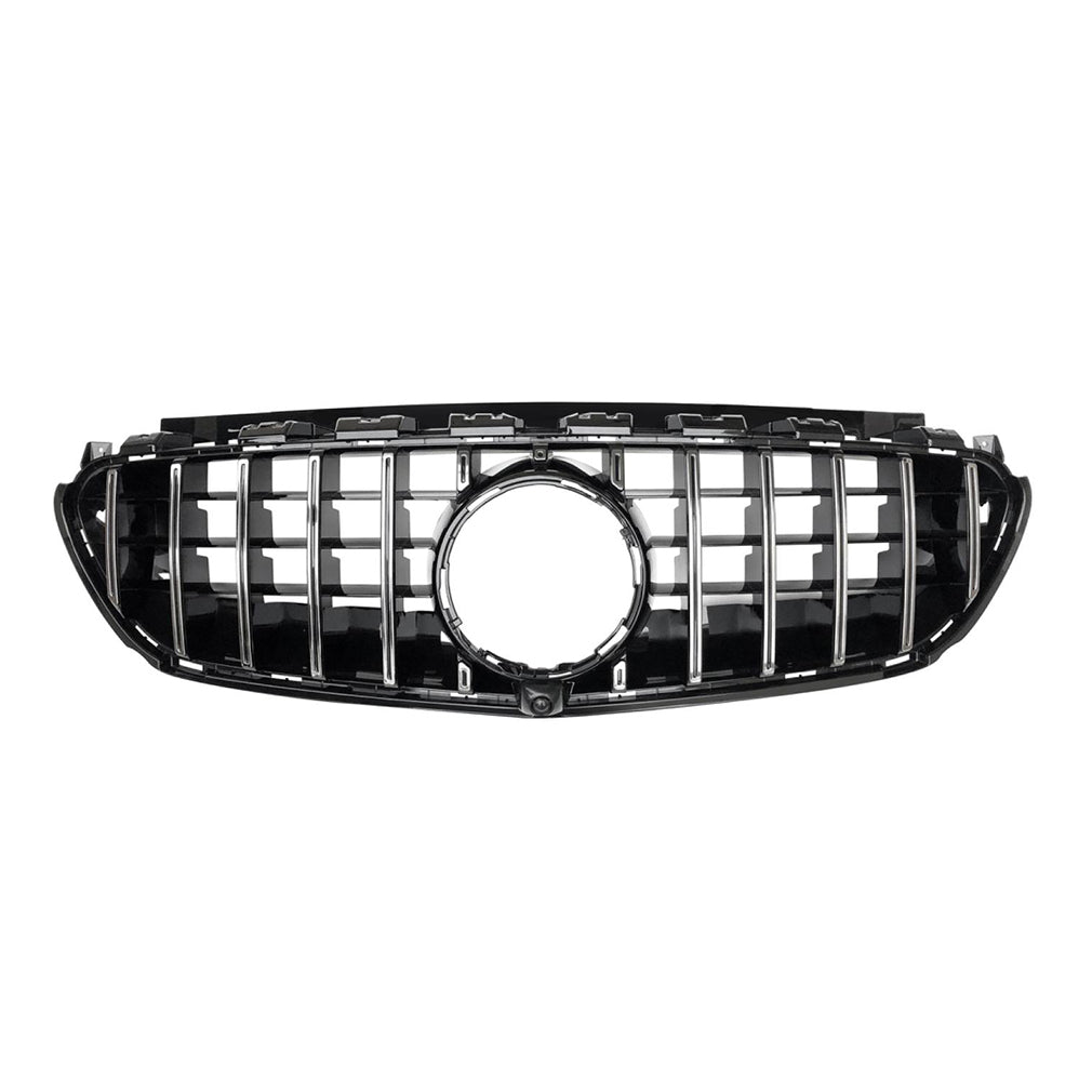 W213 Mercedes-Benz AMG E63s 16-20 GTR Style Front Grille Chrome Black ABS