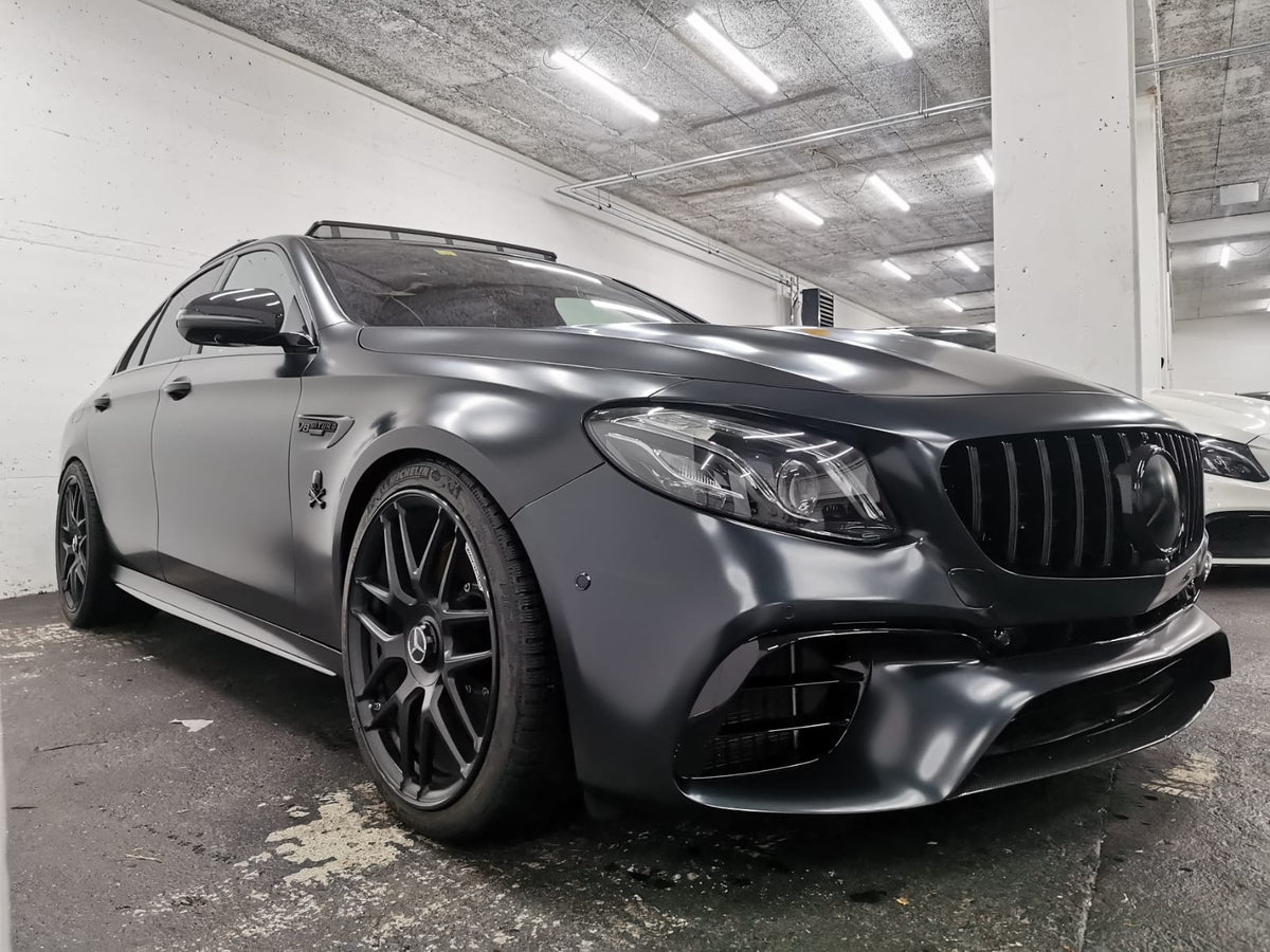 Gloss Black GTR Style Front Bar Grille Suitable For Mercedes-Benz E63s AMG W213 16-20