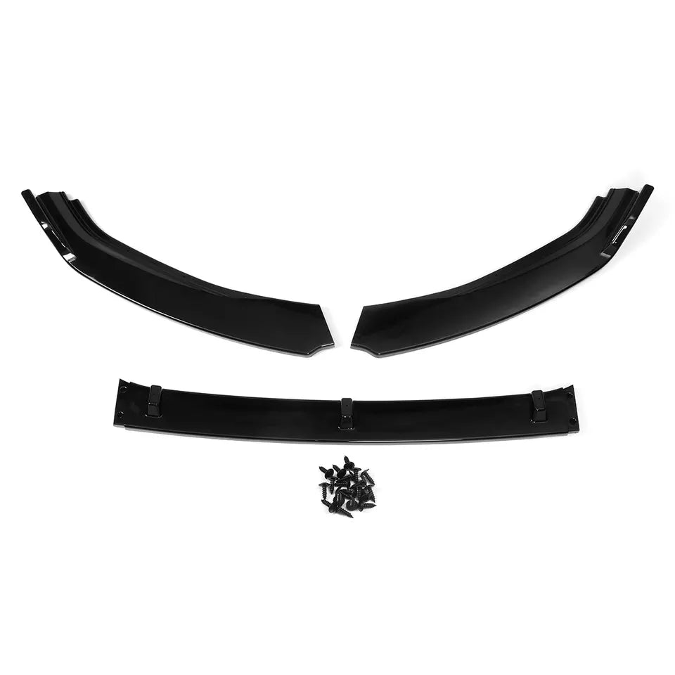 Gloss Black Front Lip Splitter Suitable For Volkswagen Golf 7-7.5 Rline , GTI and R
