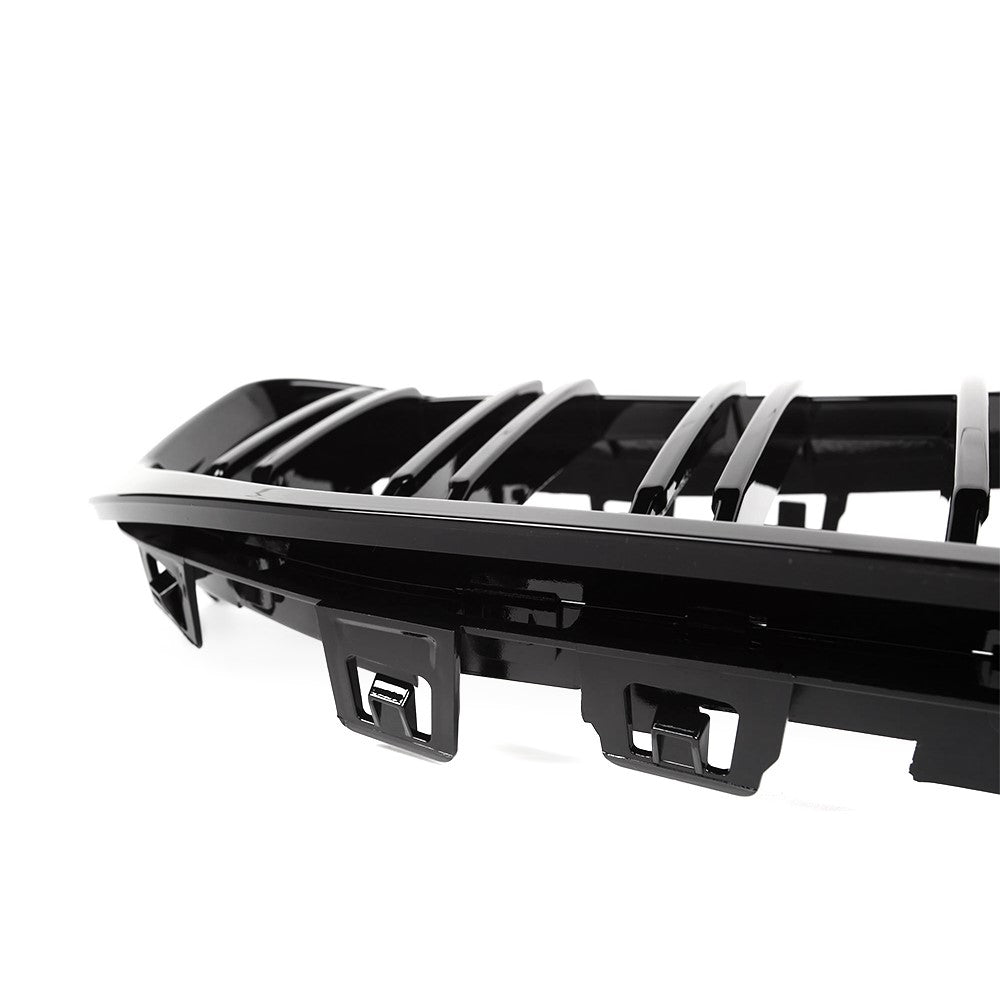 Gloss Black M4 Style Front Bumper Bar Grille Suitable For BMW 1 Series F40 2019-2022