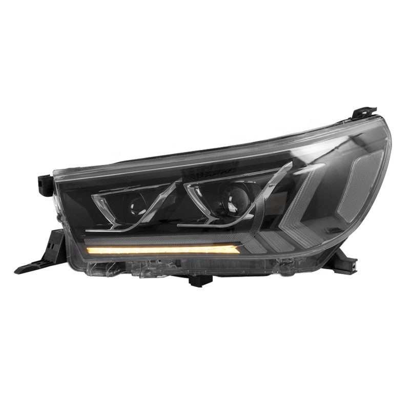 Sequential LED DRL Headlights Suitable For Toyota Hilux N80 15+