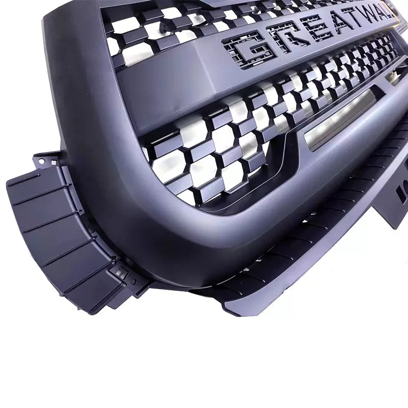 Matte Black Grille With Yellow LED DRL Suitable For GWM Cannon 2020-2022