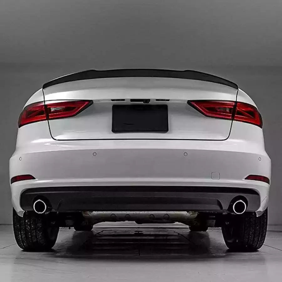 RS3 Style Rear Boot Lip Spoiler Suitable For Audi A3 14-20