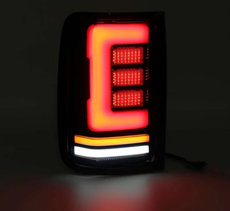 Smoked LED Tail Lights With Sequential Indicator Suitable For Volkswagen Amarok 2011-2022