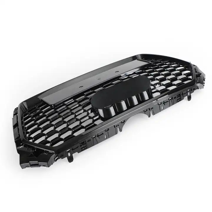 Gloss Black RS4 Style Front Bar Grille Suitable For Audi A4 B9 2016-2019