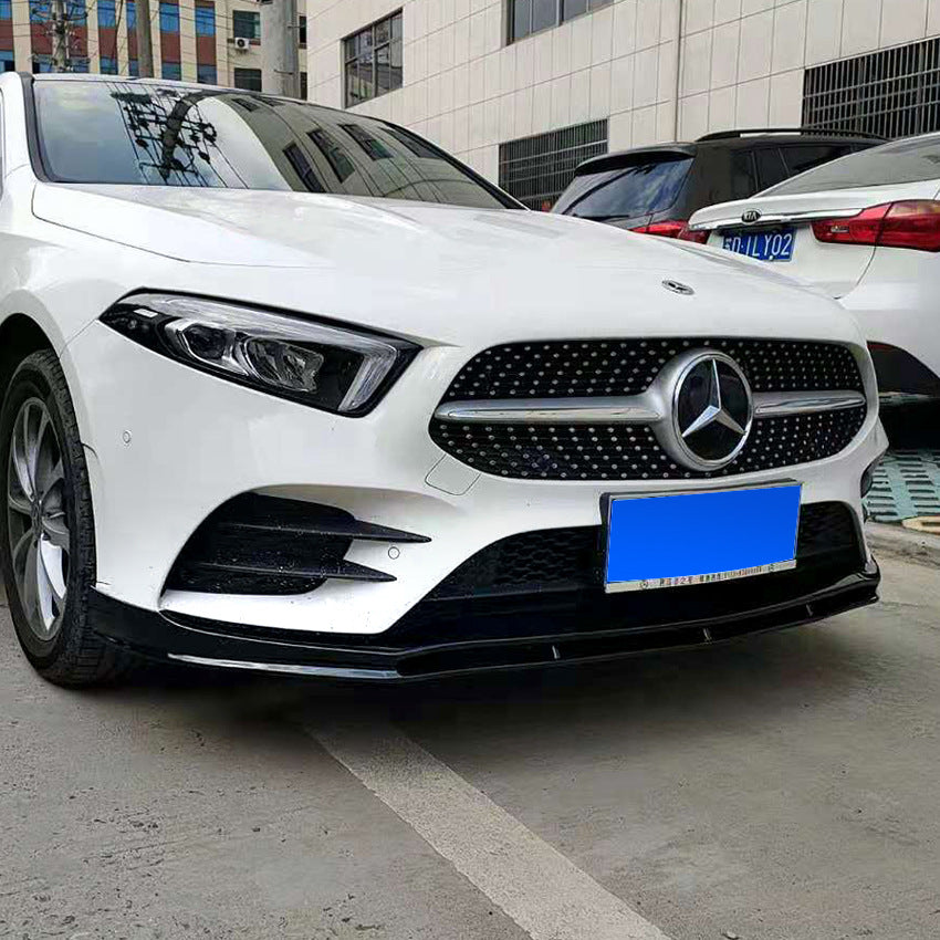 Gloss Black Front Lip Splitter Suitable For Mercedes-Benz W177 A Class 18-21