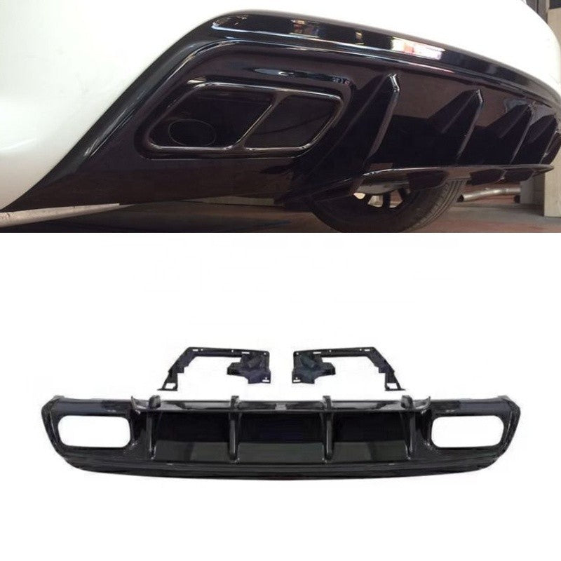 Gloss Black AMG Style Rear Diffuser Suitable For Mercedes-Benz A Class W176 13-19