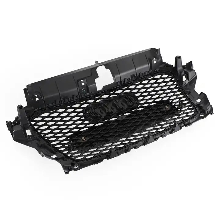 Gloss Black RS3 Style Front Bar Grille Suitable  For Audi A3 S3 8V 12-16