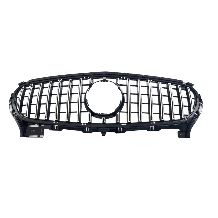 Chrome Black GT Style Grille Suitable For Mercedes-Benz AMG GT Coupe 15-18 C190